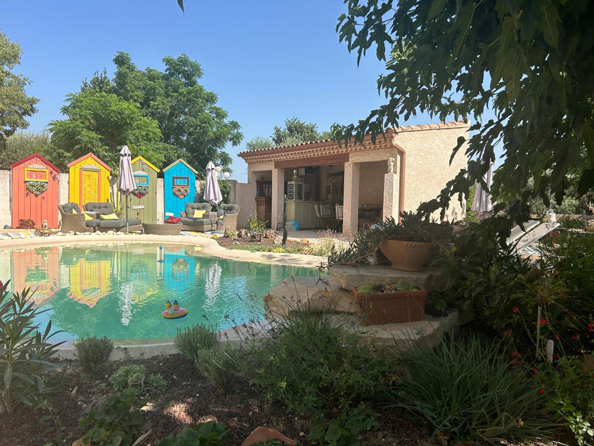 Au Ciel Etoile Bed & Breakfast Castillon-du-Gard Dış mekan fotoğraf